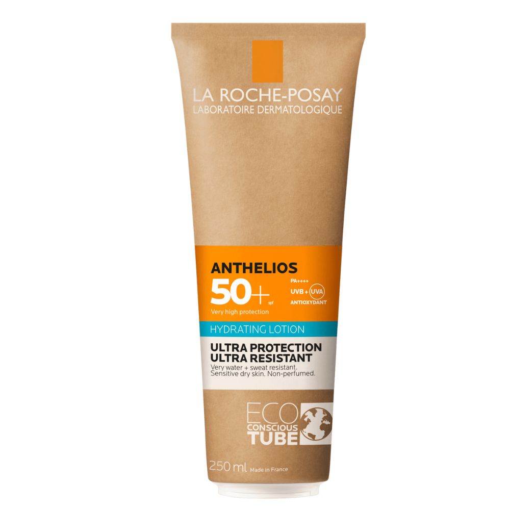 Lotiune hidratanta cu protectie solara SPF 50+ fata si corp Anthelios, 250ml, La Roche-Posay