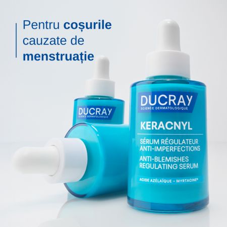 Ser echilibrant anti-imperfectiuni, ten acneic Keracnyl, 30 ml, Ducray 746260