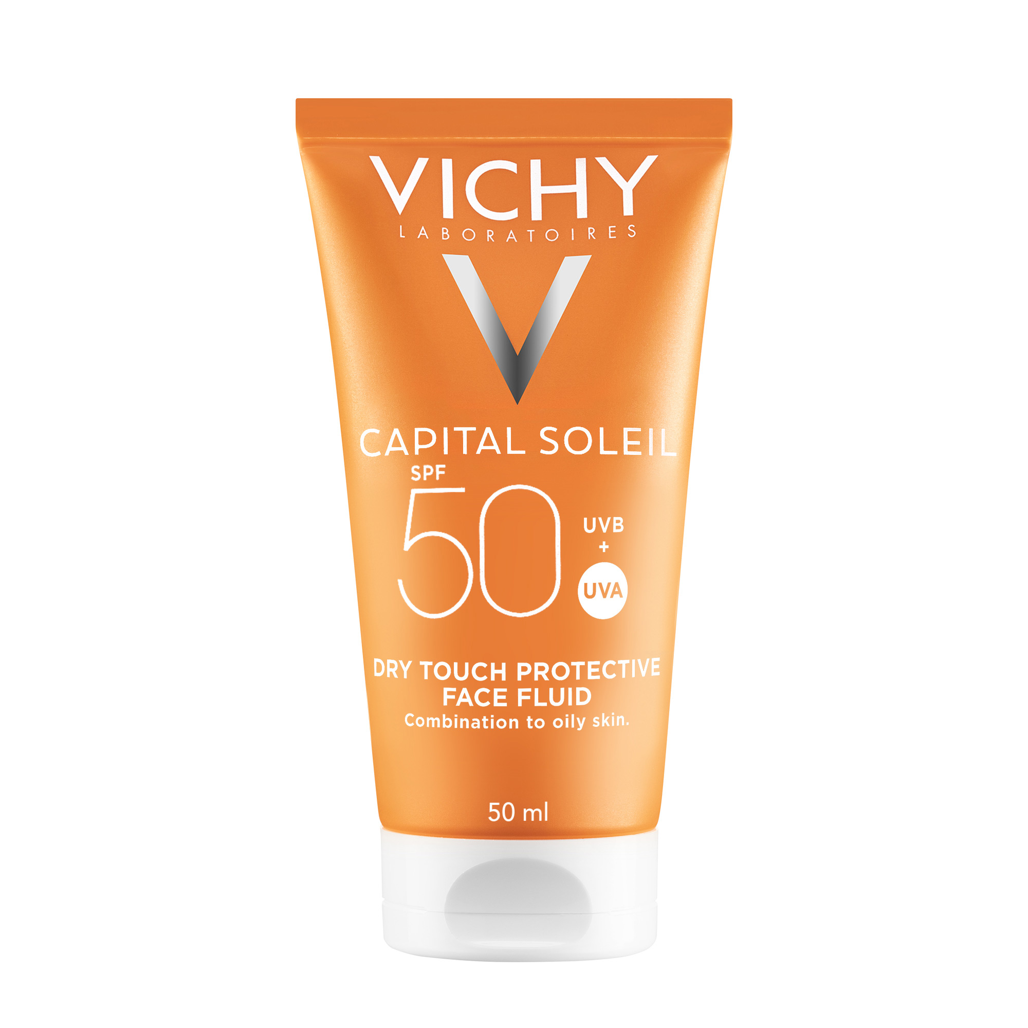 Emulsie matifianta pentru fata Dry touch SPF 50 Capital Soleil, 50 ml, Vichy