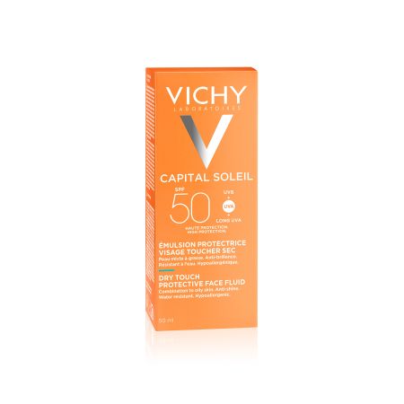 Emulsie matifianta pentru fata Dry touch SPF 50 Capital Soleil, 50 ml, Vichy 716980