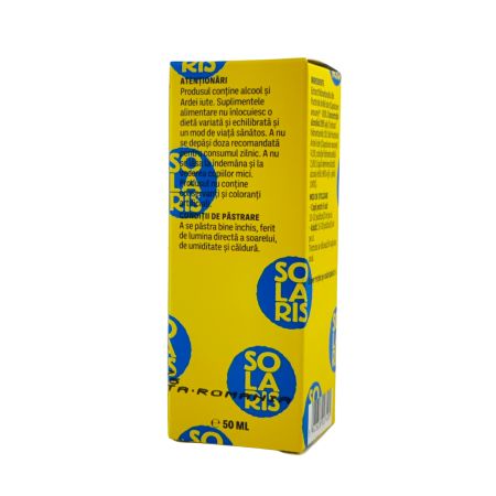 Tinctura de ardei iute, 50 ml, Solaris 746523