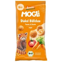 Bilute crocante Bio din grau spelta cu rosii si morcovi, 40 g, Mogli