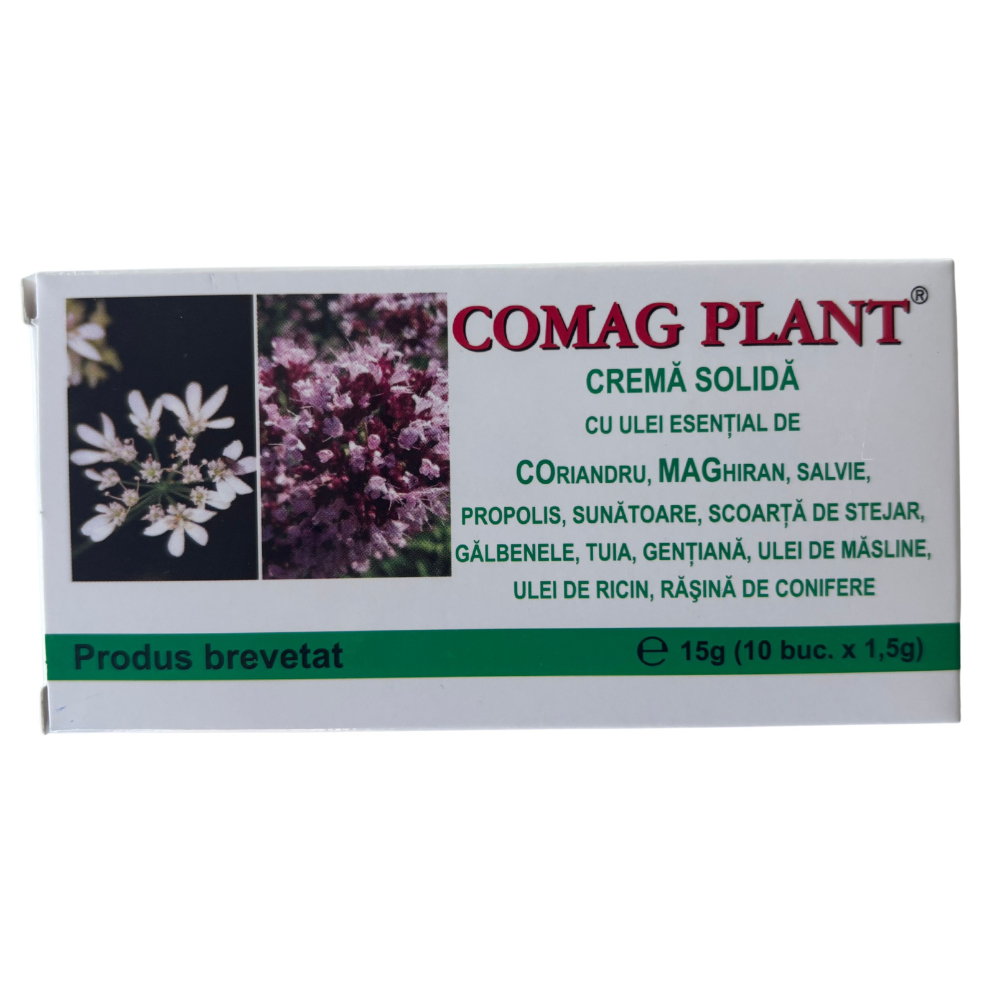 Crema solida supozitoare, Comag Plant, 10x1.5 g, Elzin Plant