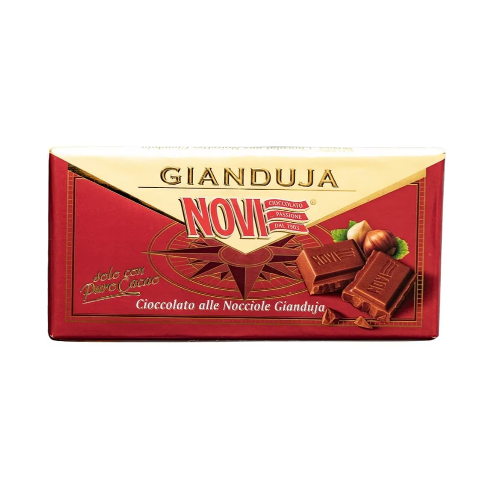 Ciocolata cu alune Gianduia fara gluten, 100 g, Novi