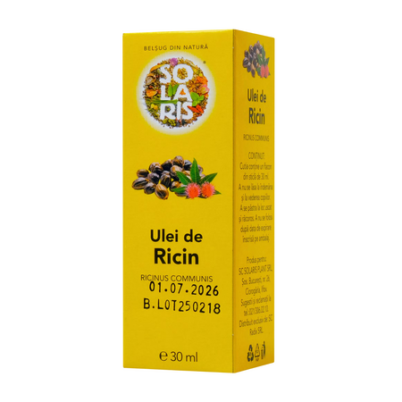 Ulei de ricin, 30 ml, Solaris 746980