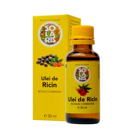 Ulei de ricin, 30 ml, Solaris