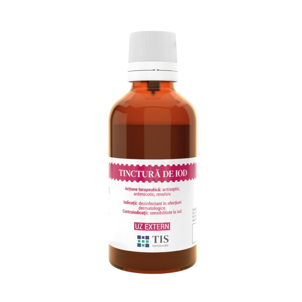 Tinctura de iod, 50 ml, Tis Farmaceutic