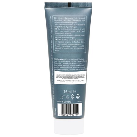 Pasta de dinti cu ulei de cocos si menta Spearmint, 75 ml, Niyok 819538