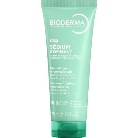 Exfoliant facial bland Sebium, 75 ml, Bioderma