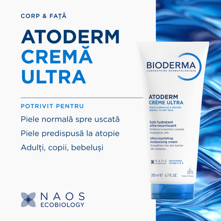 Crema Ultra Atoderm, 200 ml, Bioderma 818194