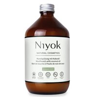 Apa de gura cu ulei de cocos organic si menta, 500 ml, Niyok
