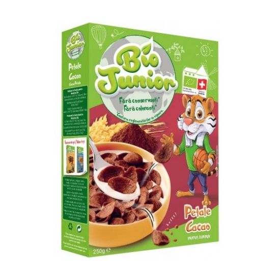 Cereale Bio petale de ciocolata, 250 g, Bio Kid