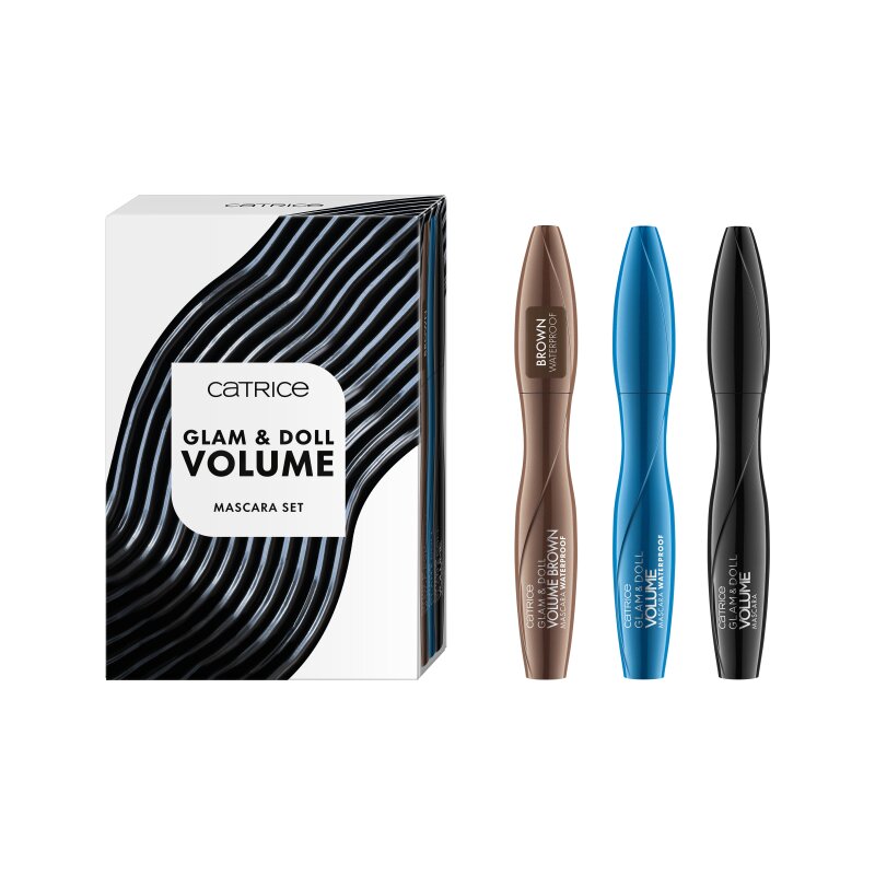 Set rimel pentru volum Glam&Doll, 3 bucati, Catrice
