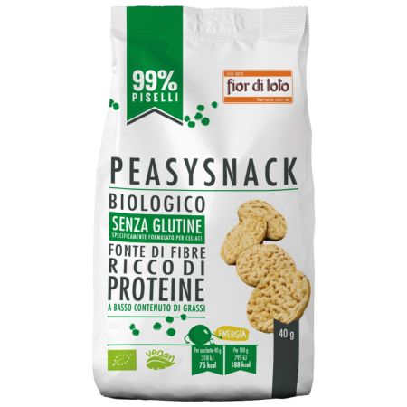 Snack din mazare Eco, 40 g, Fior di Loto