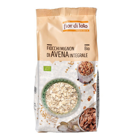 Fulgi mici din ovaz integral, 500 g, Fior d Loto