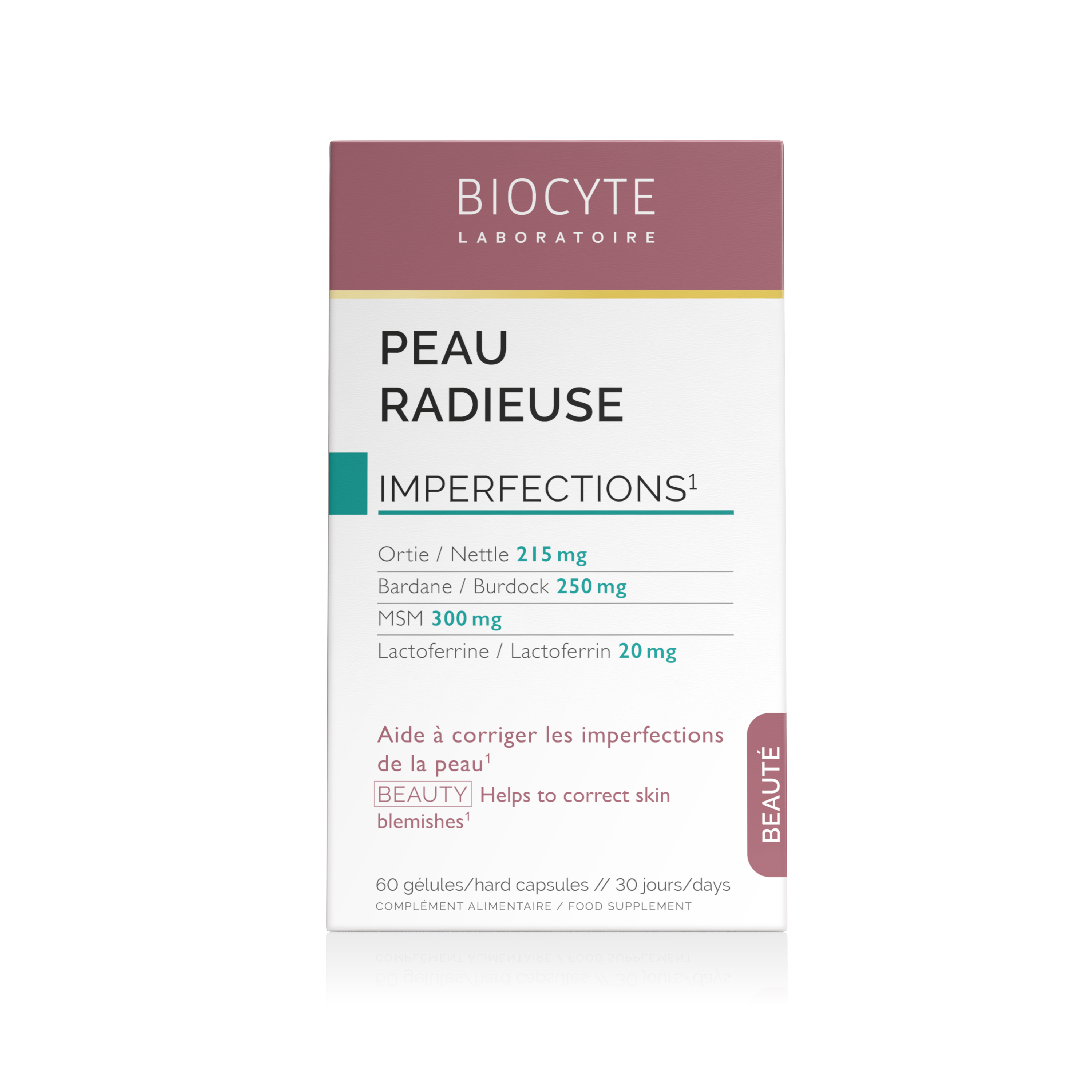 Peau Radieuse, 60 capsule, Biocyte