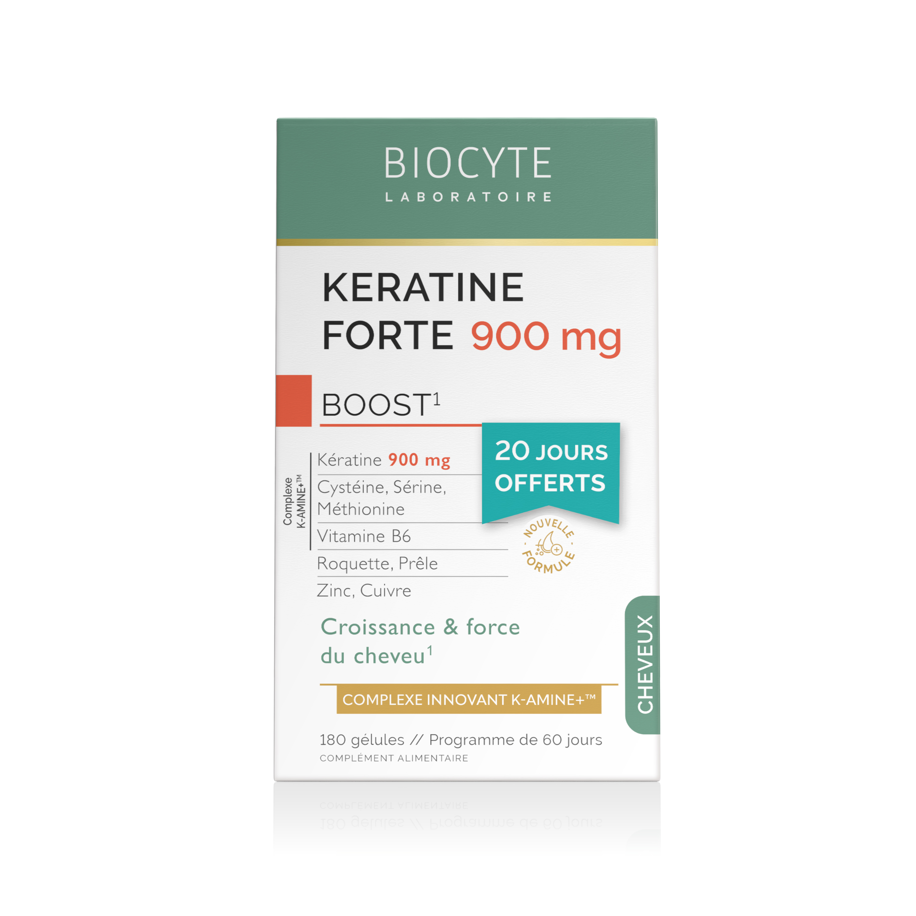 Keratine Forte, 900 mg, 60 capsule, Biocyte