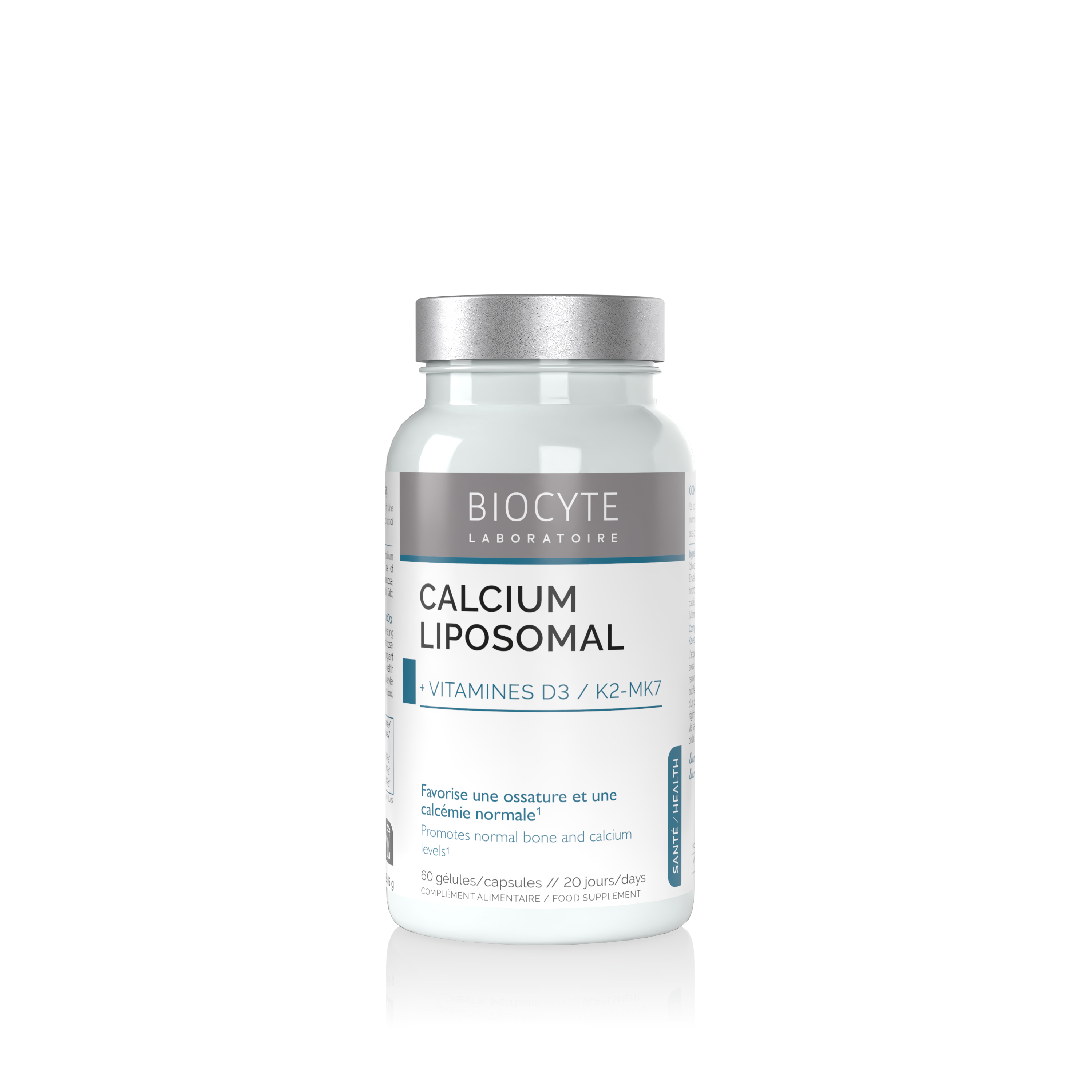 Calciu lipozomal, 60 capsule, Biocyte