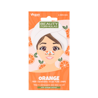 Benzi cu portocale pentru curatarea porilor de pe nas, 6 bucati, Beauty Formulas