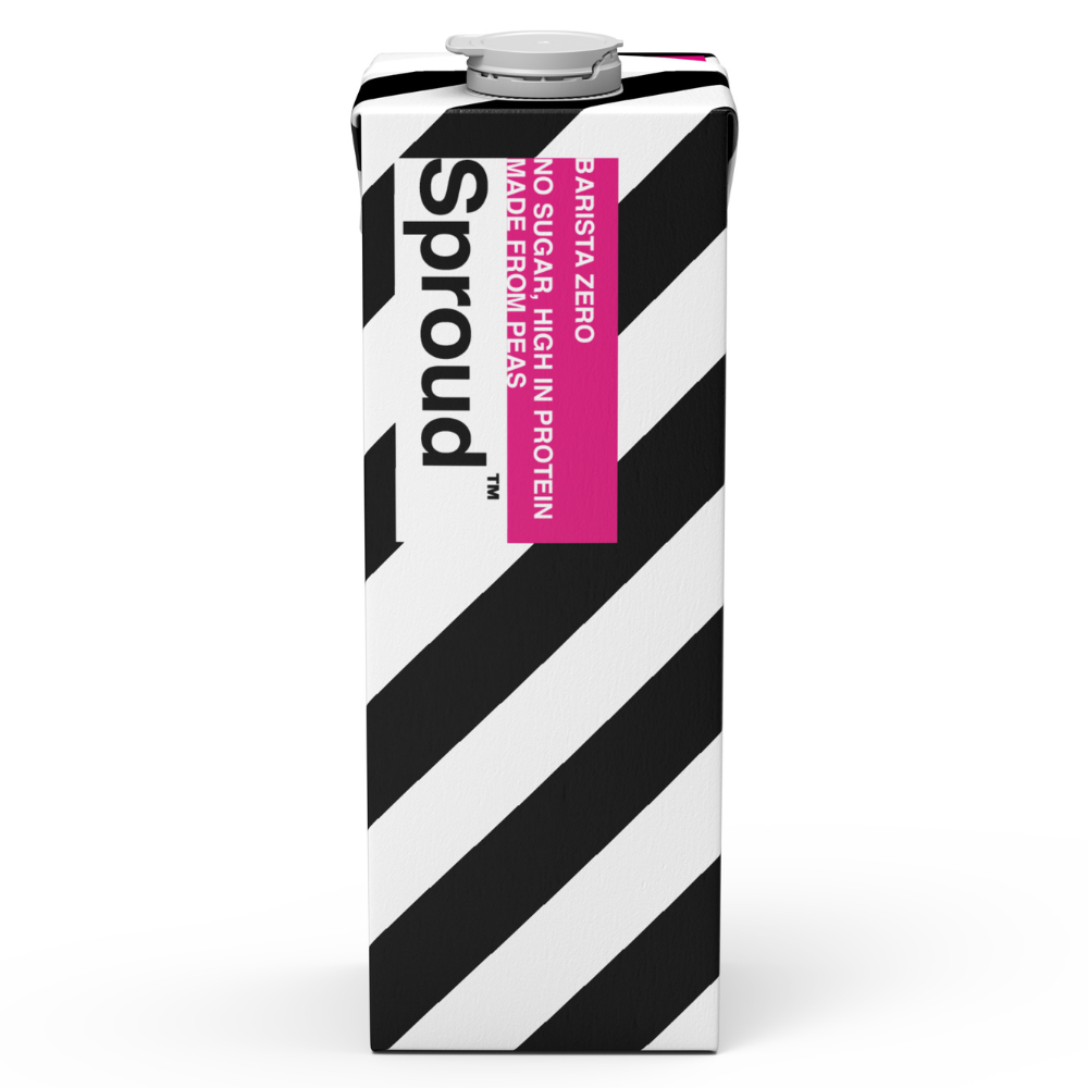 Bautura vegetala din mazare fara zahar Barista, 1 litru, Sproud