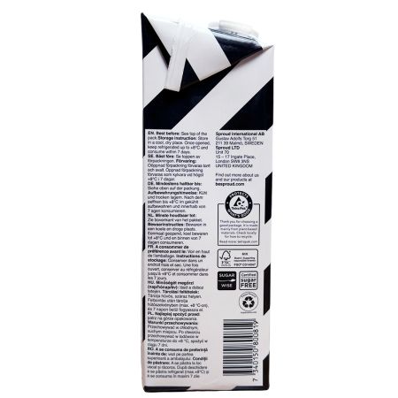 Bautura vegetala din mazare fara zahar Barista, 1 litru, Sproud 747468