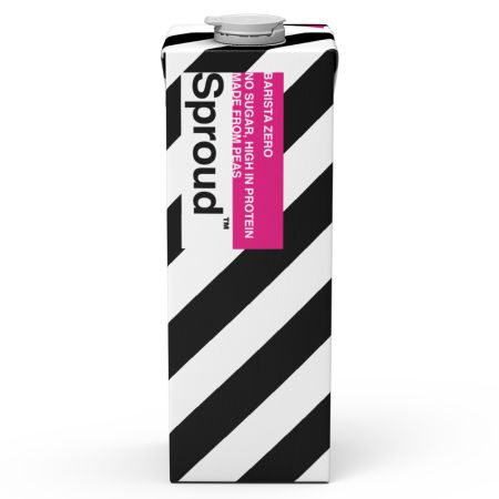 Bautura vegetala din mazare fara zahar Barista, 1 litru, Sproud