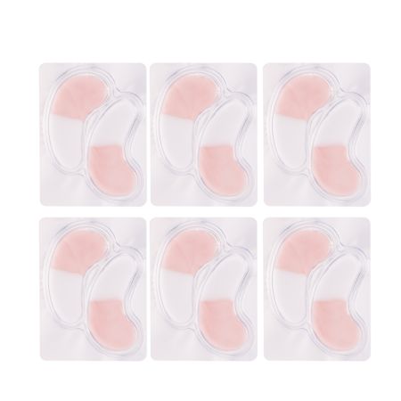 Paduri cu gel pentru ochi Dual Effect, Niacinamide si Colagen, 6 perechi, Beauty Formulas 747507