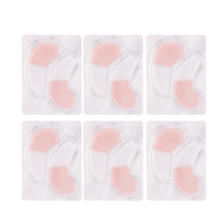 Paduri cu gel pentru ochi Dual Effect, Niacinamide si Colagen, 6 perechi, Beauty Formulas 747507