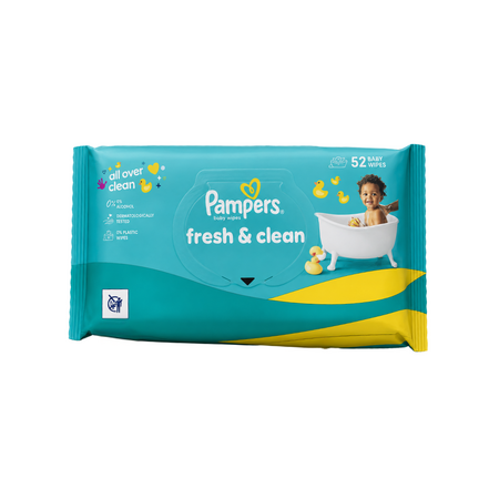 Servetele umede Fresh Clean, 52 buc, Pampers