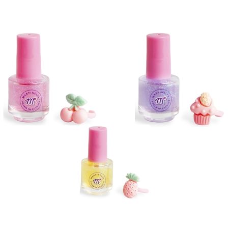 Set lac de unghii cu sclipici si inel Yummy, Martinelia 748581