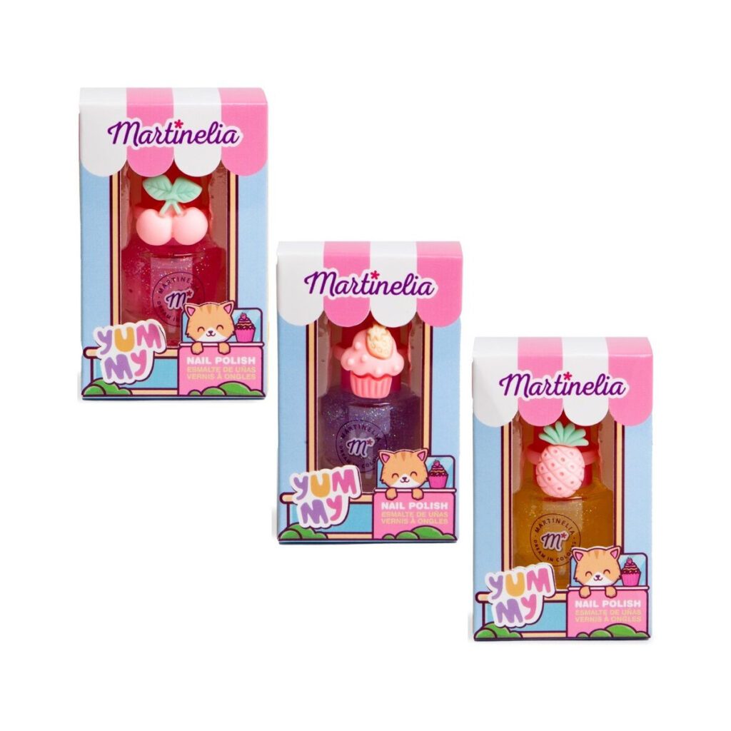 Set lac de unghii cu sclipici si inel Yummy, Martinelia