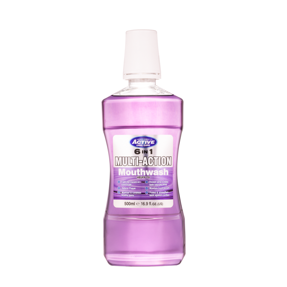 Apa de gura 6 in 1 Multi Action, 500 ml, Beauty Formulas
