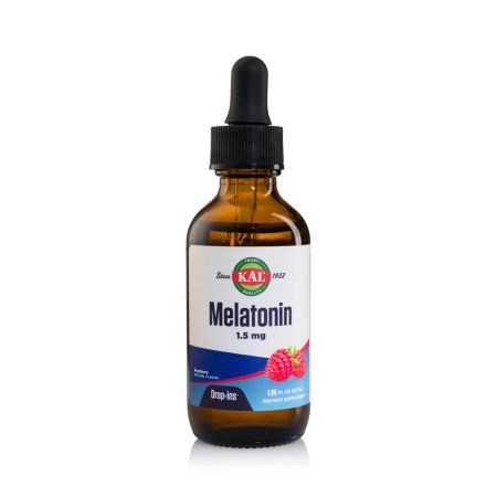 Melatonin DropIns, 1.5 mg, zmeura, 55 ml, Kal