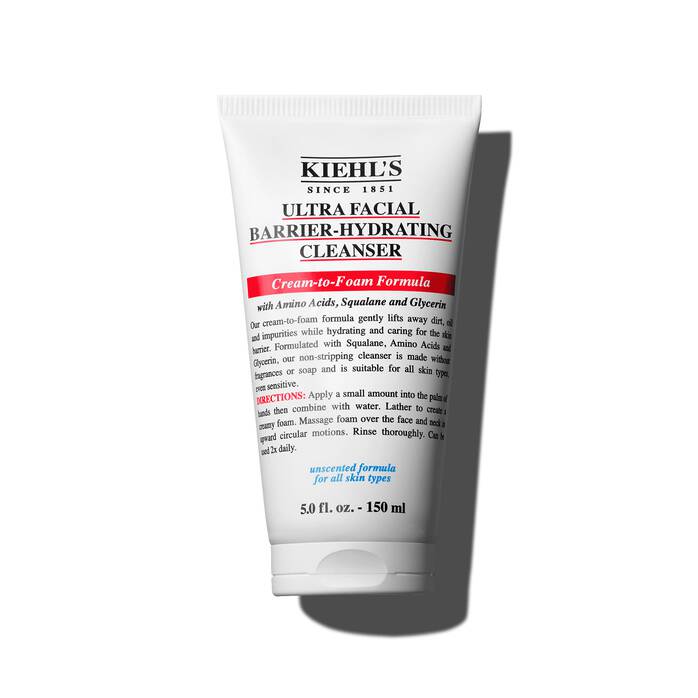 Spuma de curatare pentru fata Barrier Hydrating Ultra Facial, 150 ml, Kiehl's