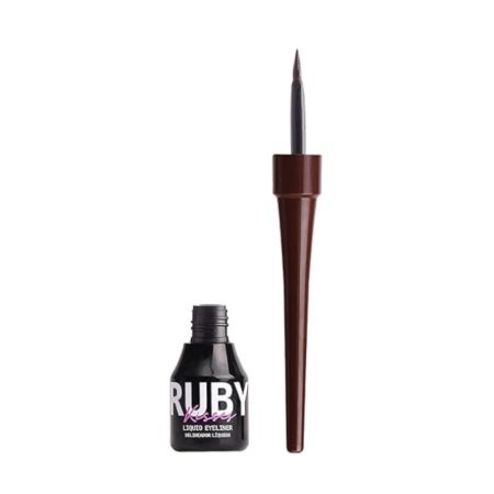 Tus de ochi Liquid Eyeliner, Chocolate, 3 g, Ruby Kisses
