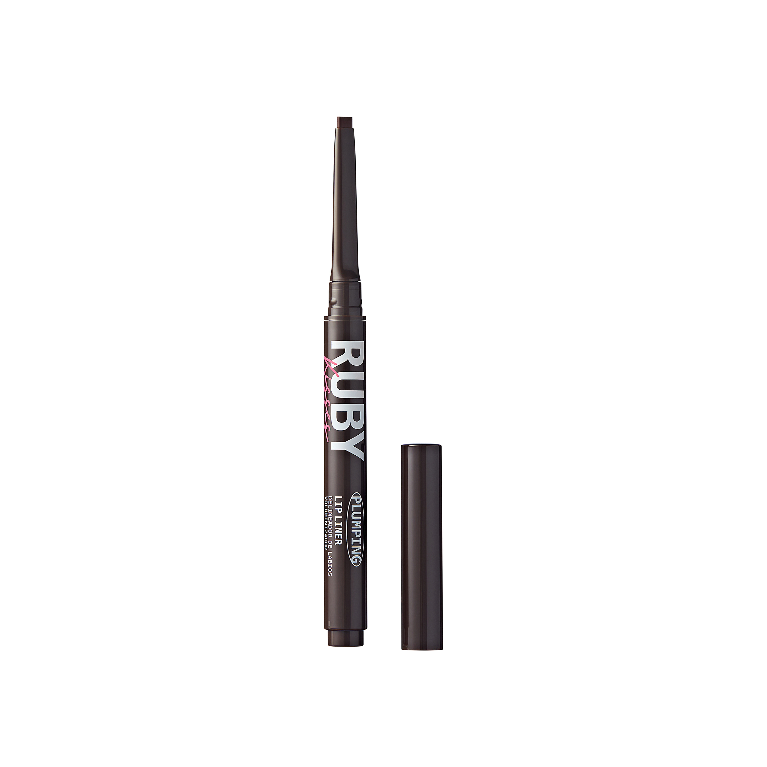 Creion de buze Plumping Lip Liner, Deep Brown, 0.16 g, Ruby Kisses