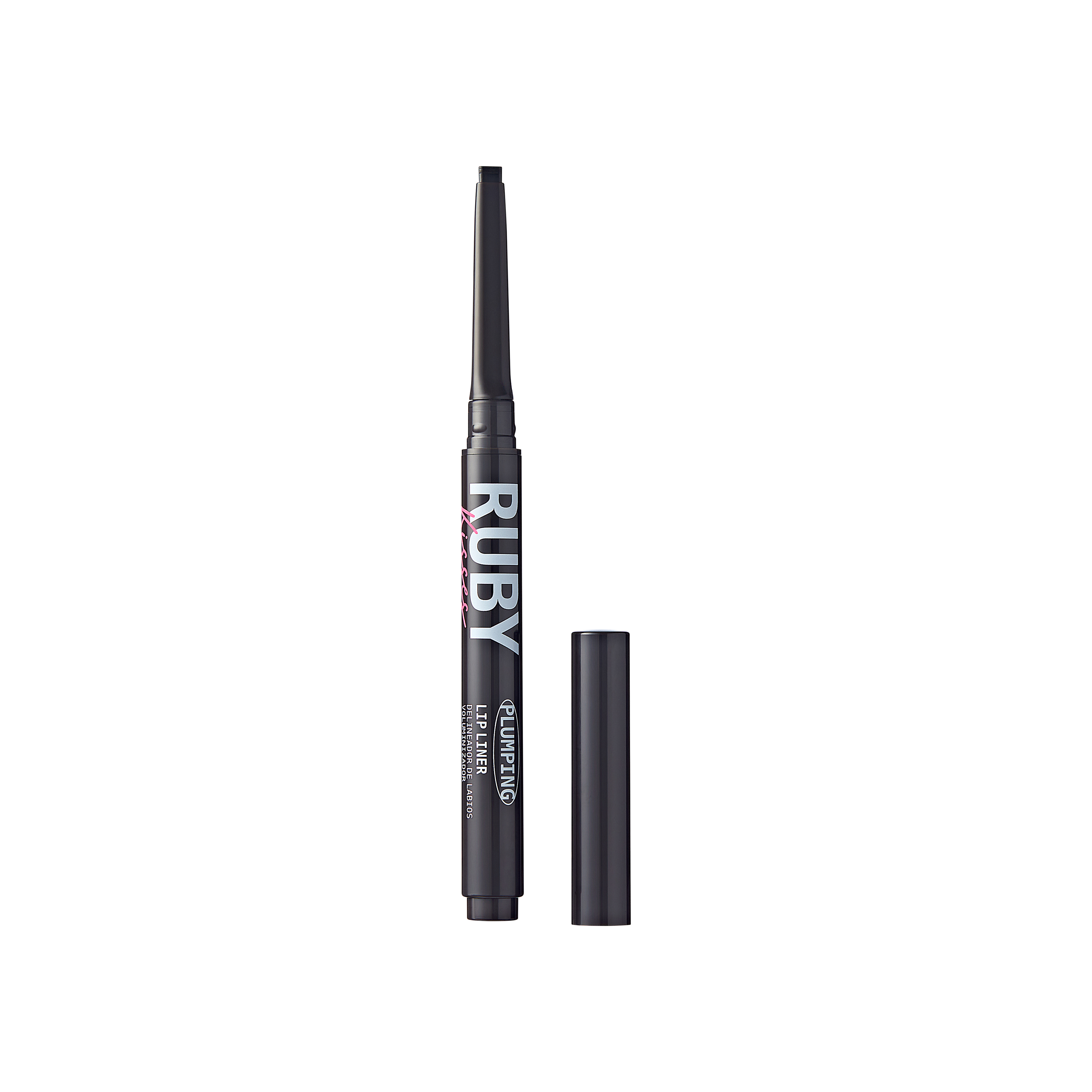 Creion de buze Plumping Lip Liner, Black, 0.16 g, Ruby Kisses