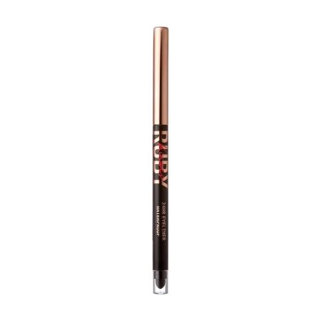Creion de ochi 24H Waterproof, Blackest Black, 0.3 g, Ruby Kisses 747802