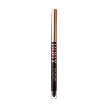 Creion de ochi 24H Waterproof, Blackest Black, 0.3 g, Ruby Kisses 747802