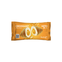 Croissant proteic cu crema de caise, 50 g, FeelingOK