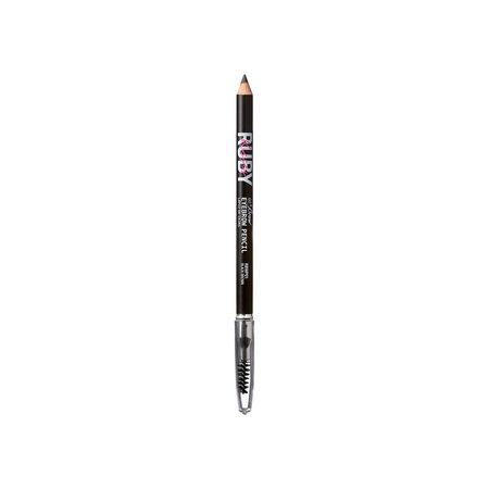Creion pentru sprancene Go Brow, Black Brown, 1.25 g, Ruby Kisses 747838