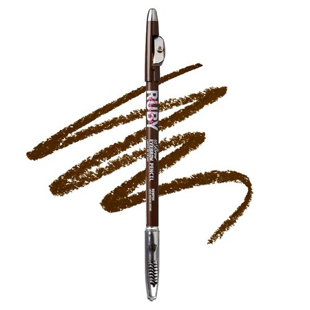 Creion pentru sprancene Go Brow, Medium Brown, 1.25 g, Ruby Kisses 747870