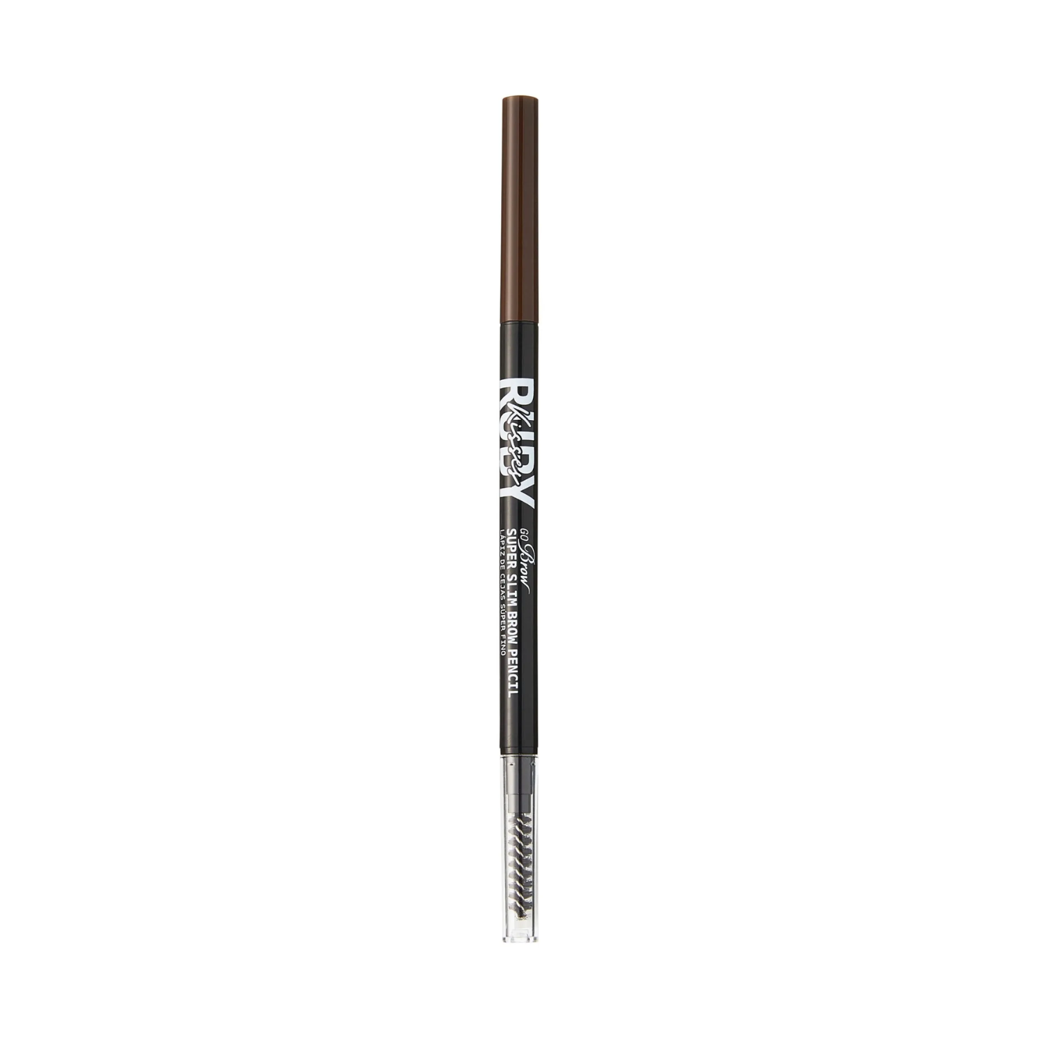 Creion pentru sprancene Go Brow Super Slim, Dark Brown, 0.09 g, Ruby Kisses