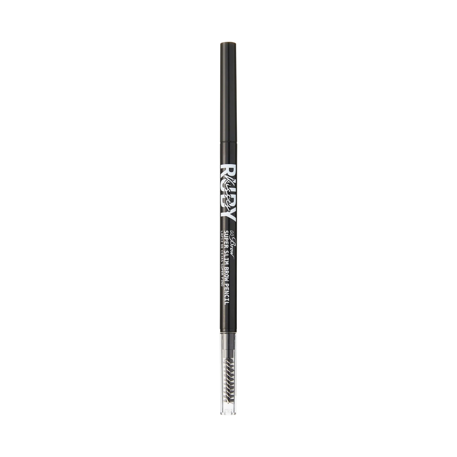 Creion pentru sprancene Go Brow Super Slim, Black Brown, 0.09 g, Ruby Kisses