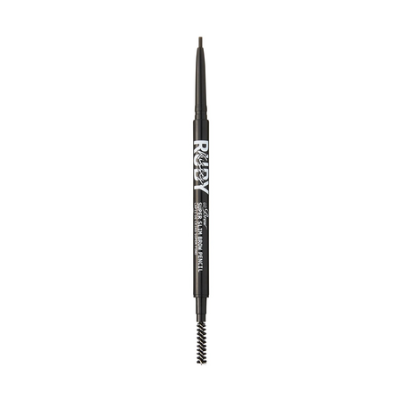 Creion pentru sprancene Go Brow Super Slim, Black Brown, 0.09 g, Ruby Kisses 747927
