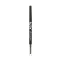 Creion pentru sprancene Go Brow Super Slim, Black Brown, 0.09 g, Ruby Kisses