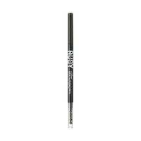 Creion pentru sprancene Go Brow Super Slim, Black Brown, 0.09 g, Ruby Kisses
