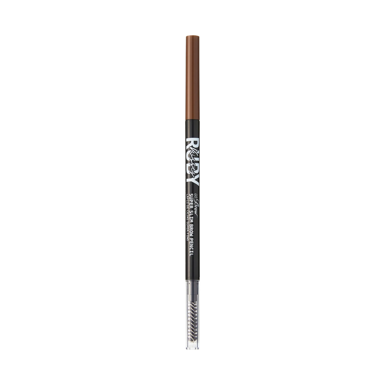 Creion pentru sprancene Go Brow Super Slim, Chocolate Brown, 0.09 g, Ruby Kisses