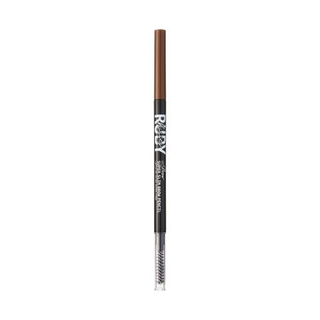Creion pentru sprancene Go Brow Super Slim, Chocolate Brown, 0.09 g, Ruby Kisses