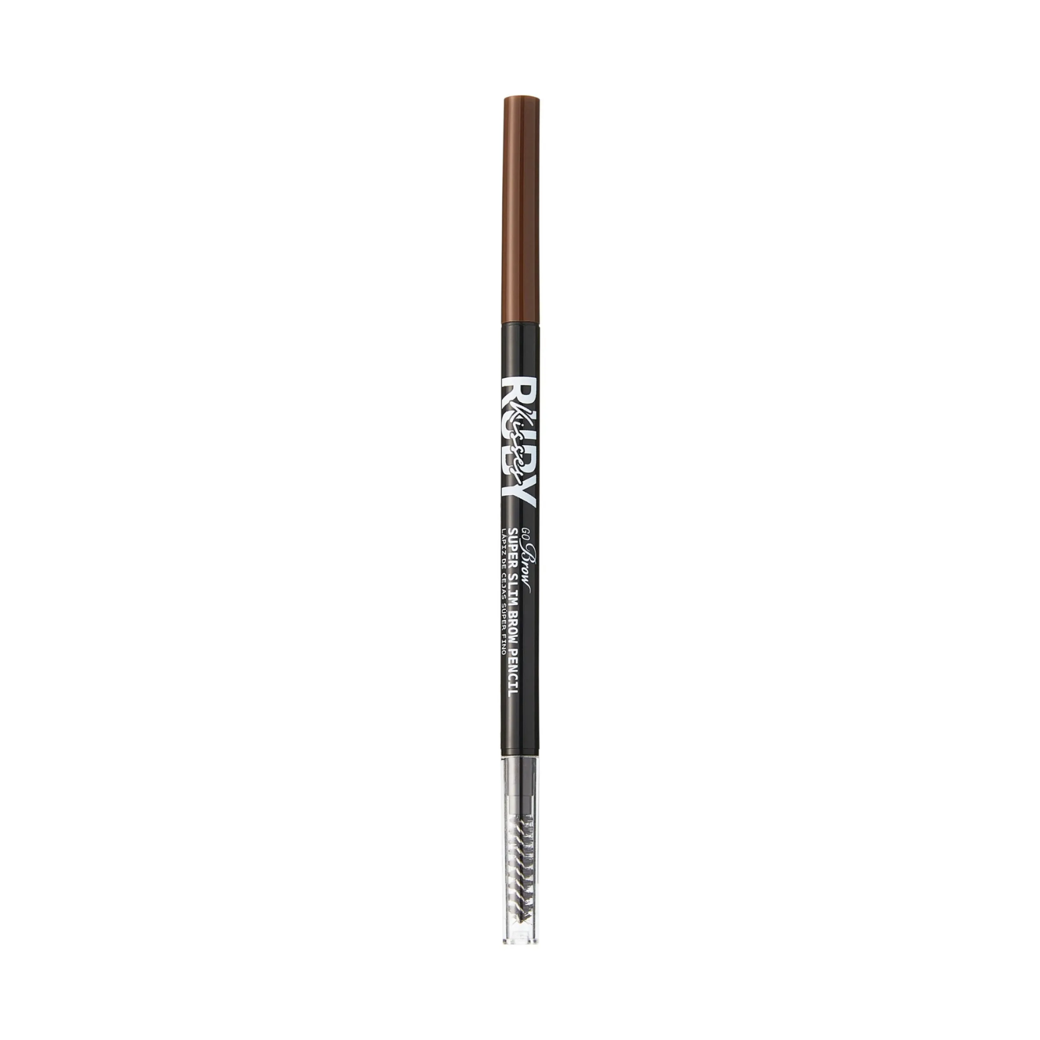 Creion pentru sprancene Go Brow Super Slim, Medium Brown, 0.09 g, Ruby Kisses